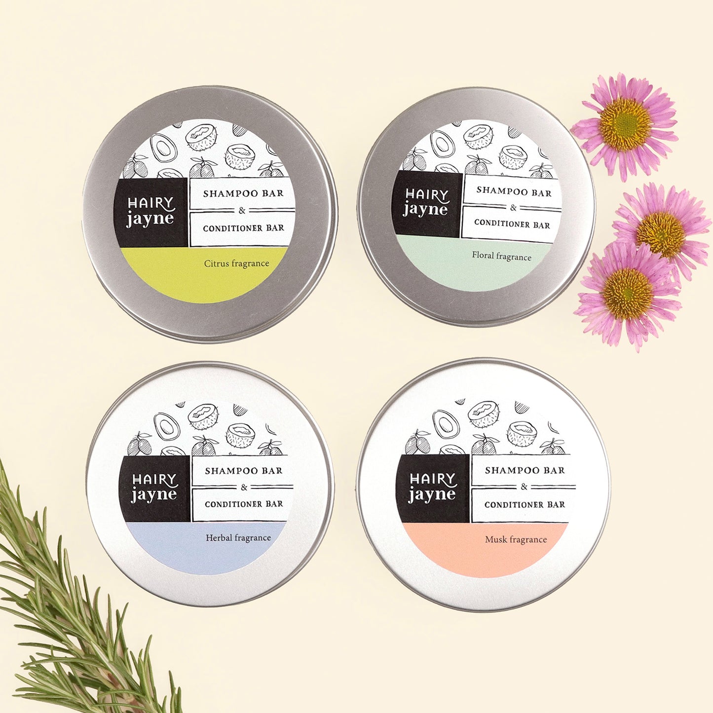 2-in-1 Tin | shampoo bar + conditioner bar