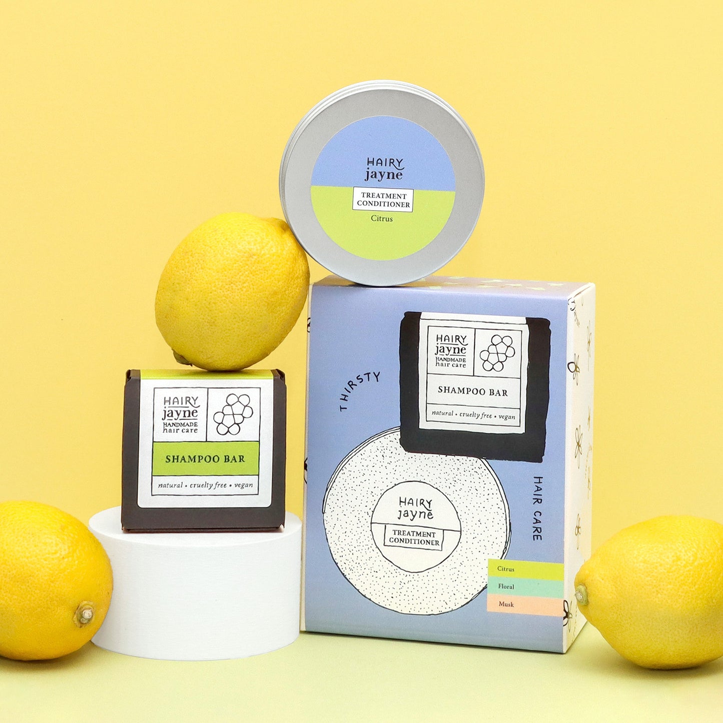 Thirsty Hair Care Set | shampoo bar + deep conditioner for dry hair
