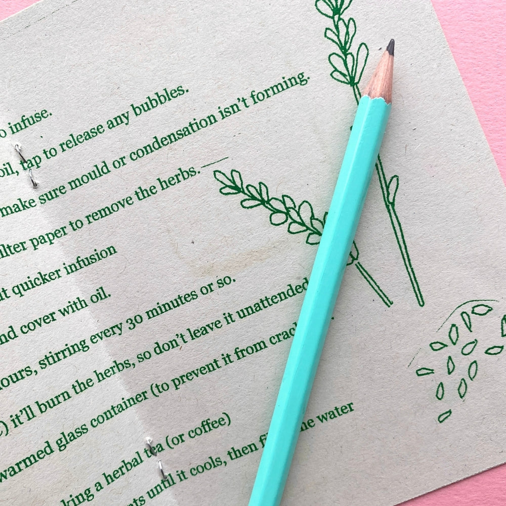 Easy Infusions: Make-at-Home Beauty Potions | riso booklet | 8 pages