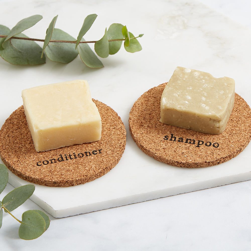 Cork Resting Mat | shampoo bar + conditioner bar storage