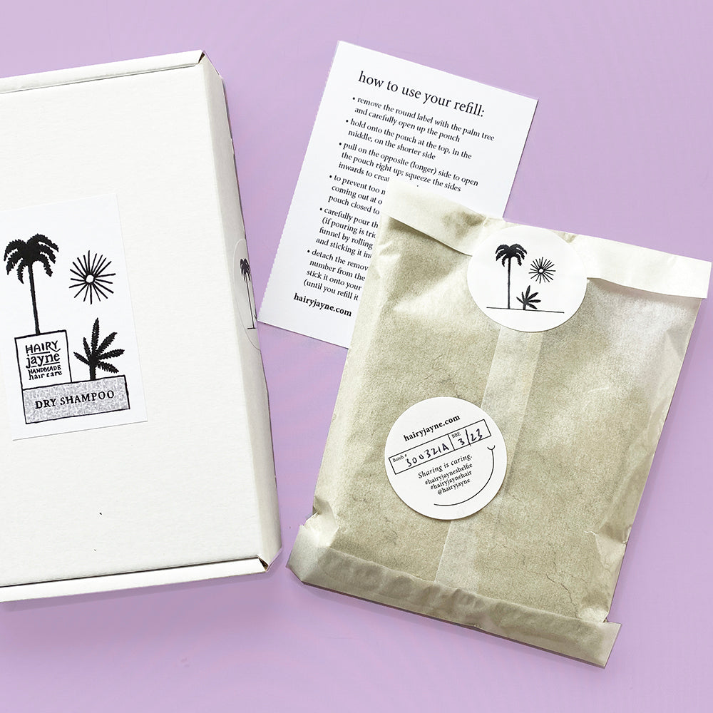 Dry Shampoo | 90g | Natural powder | Refillable can