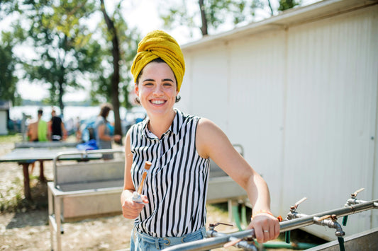 Washing your hair at a festival: a former hairdresser explains what works
