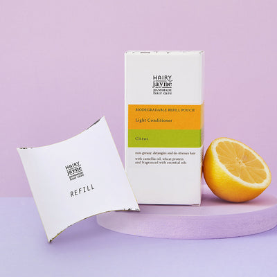 refillable shampoo + conditioners