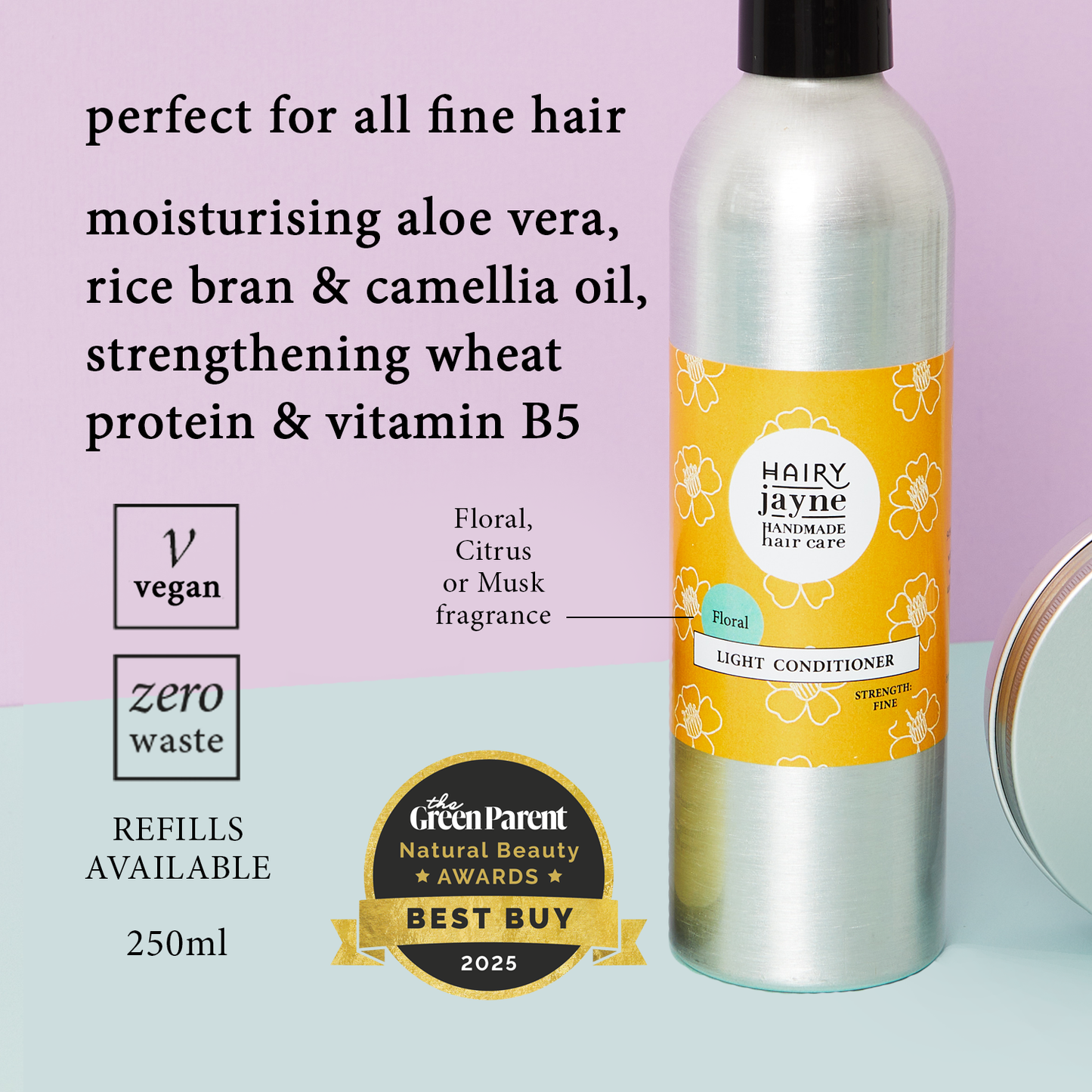Light Conditioner | 250ml | Refillable | Fine hair conditioner