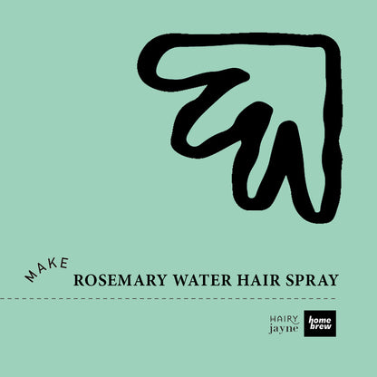 Make A Rosemary Water Hair Spray | DIY recipe pdf