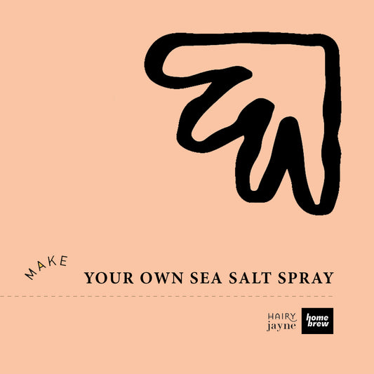 Make Your Own Sea Salt Spray | DIY recipe pdf