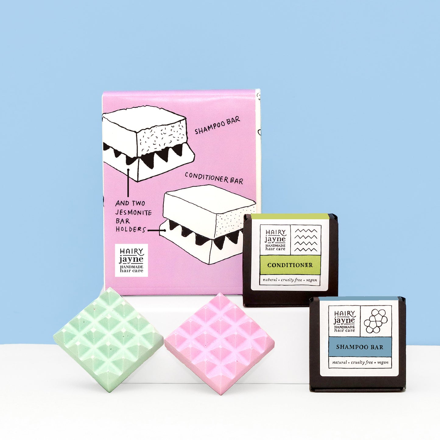 Zero Waste Shampoo Bar Set | with shampoo bar holders