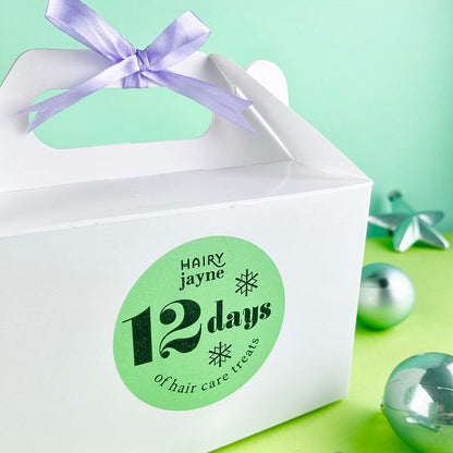 12 Day Advent Calendar | box of hair care treats