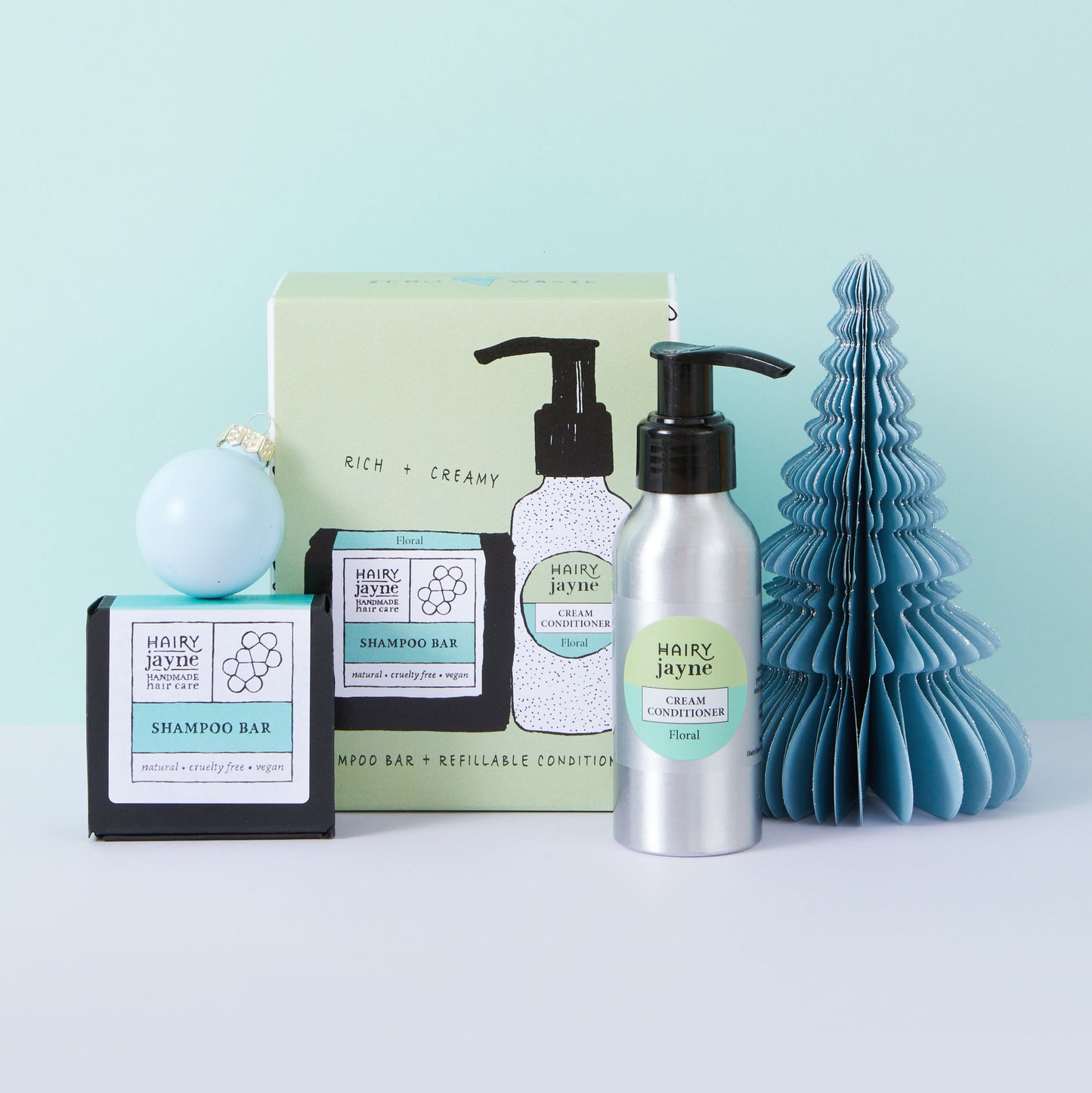 Rich + Creamy Hair Care Set | shampoo bar + refillable conditioner