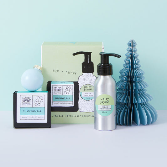 Rich + Creamy Hair Care Set | shampoo bar + refillable conditioner